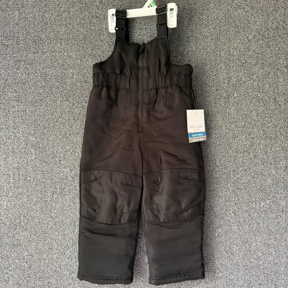 NWT Kids 2T Snow Bib Pant Boy Girl Insulated Water Resistant Winter Ski Overalls